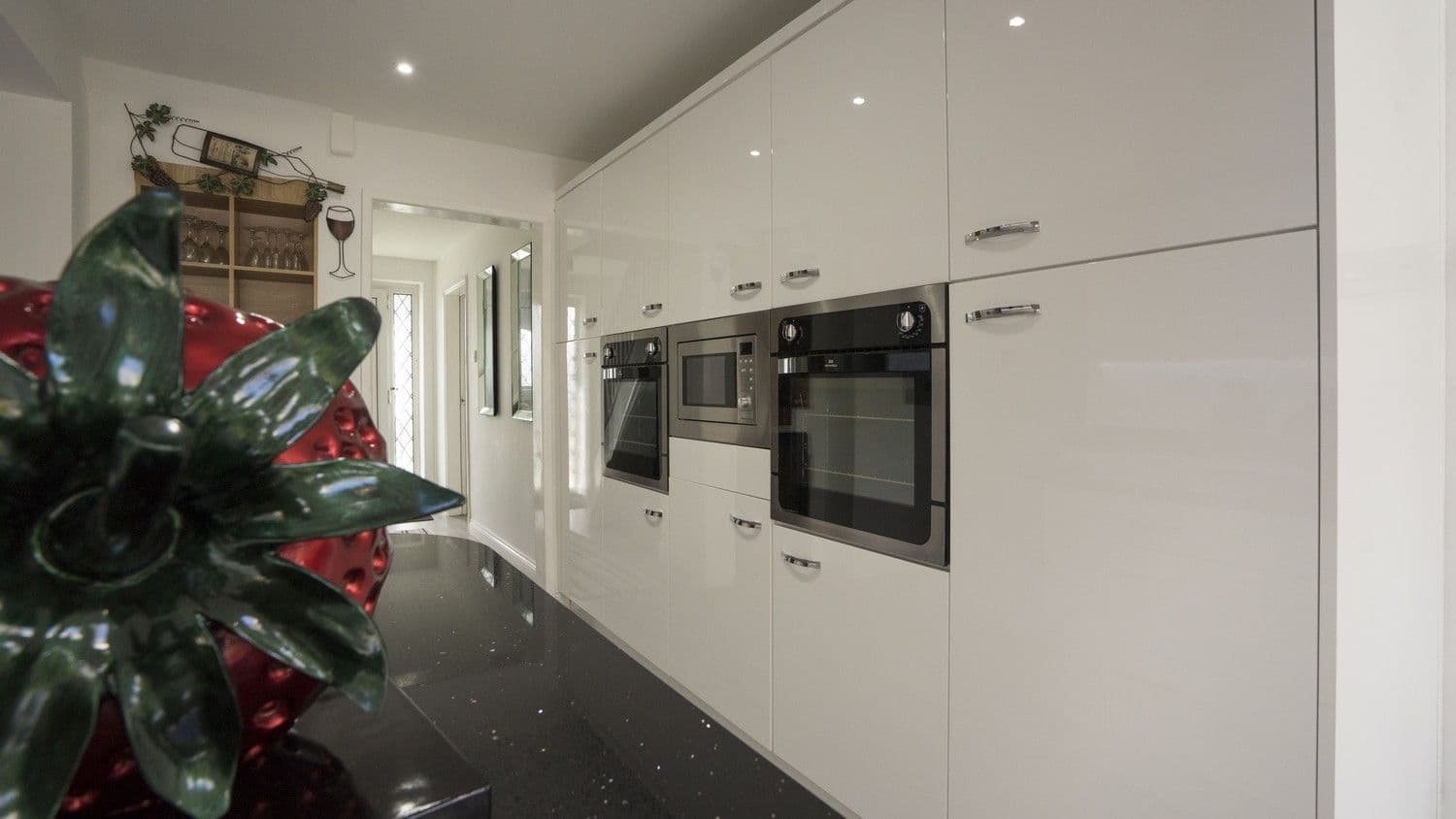 Close up of the integrated appliances, Liverpool.