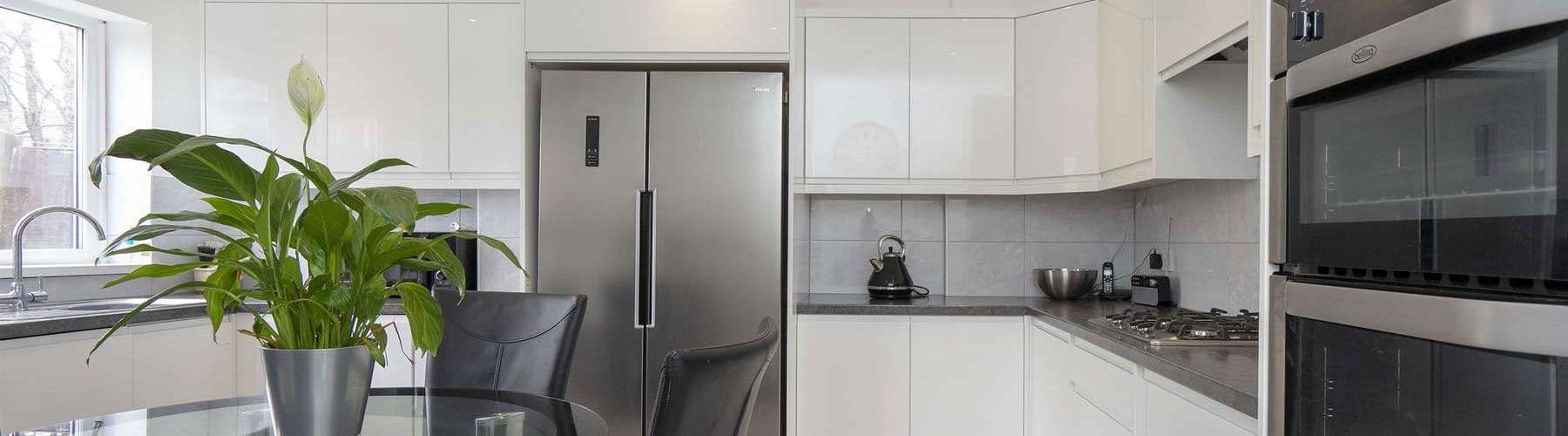 Gloss White Kitchen, Bootle - main view