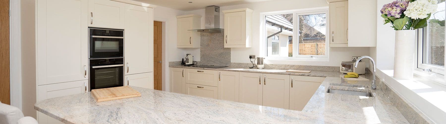 Ivory Shaker Kitchen, Maghull - main view